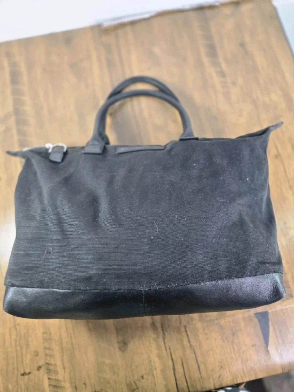 WANT Les Essentiels De La Vie Hartsford Weekender Tote Bag Canvas Leather